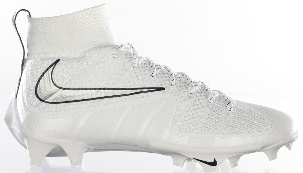 Size 9 - Nike Vapor Edge 360 Untouchable Mid White Metallic Silver Black